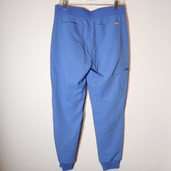 Figs High Waisted Zamora Jogger Scrub Pants Womens Medium Blue Medical Nursing - Picture 5 of 6